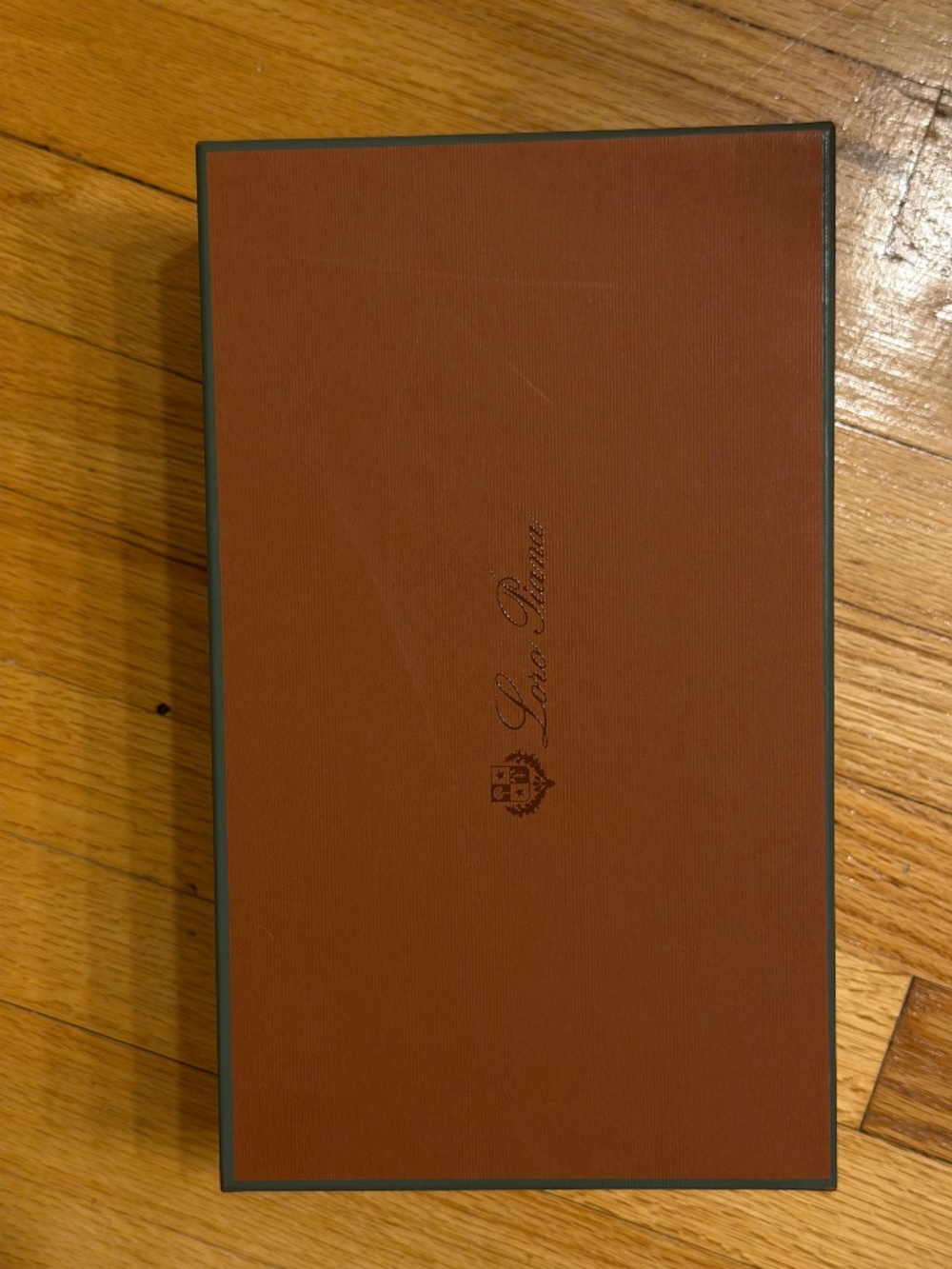 Loro Piana summer walk shoe box